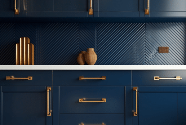 Seattle Kitchen Cabinet Painting of a Modern elegant kitchen cabinet painted in Sherwin Williams paint color - SW 6244, Renner Coating finish.