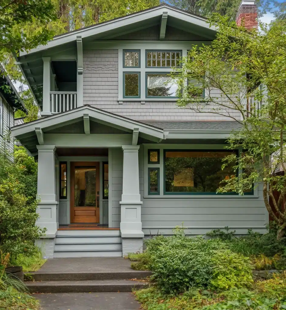 Best Exterior Colors that suited this Craftsman Home In Seattle, WA