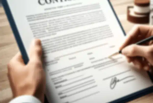 Contract illustration - decorative